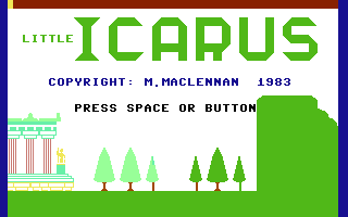 Little Icarus Title Screen